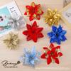 Artificial Christmas Flower Hanging Ornaments for Christmas Tree Decoration and Holiday Home Decor