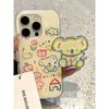 Single Layer Line Koala for IPhone16pomax for Apple 15pr Mobile Phone Case 14 New Style 13 Cartoon 12