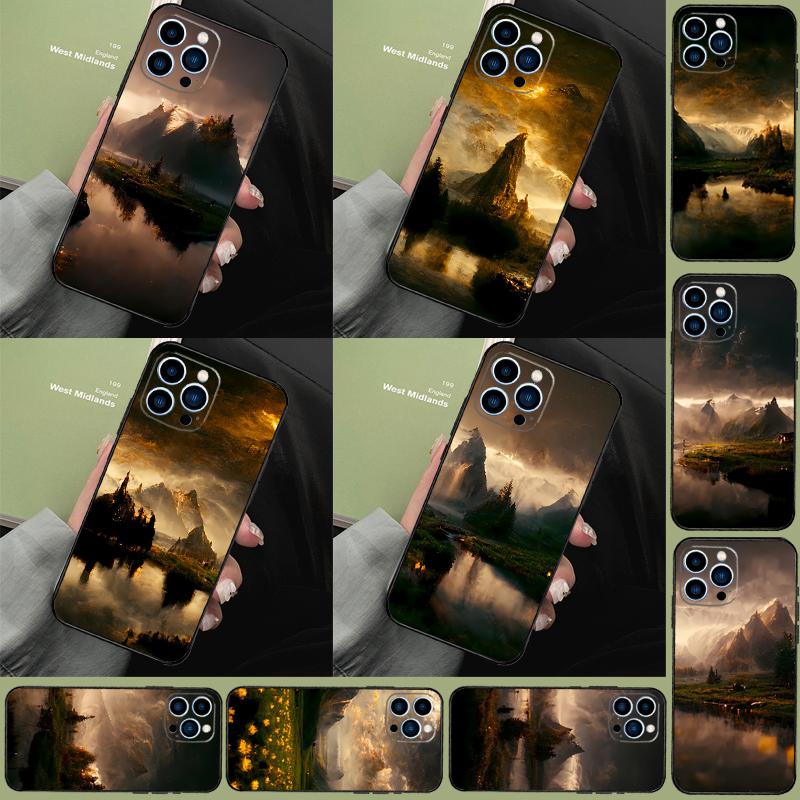 The Road To Mordor Case For iPhone 15 13 12 11 14 16 Pro Max 12 Mini Plus XR X XS Max Funda Protect Cover
