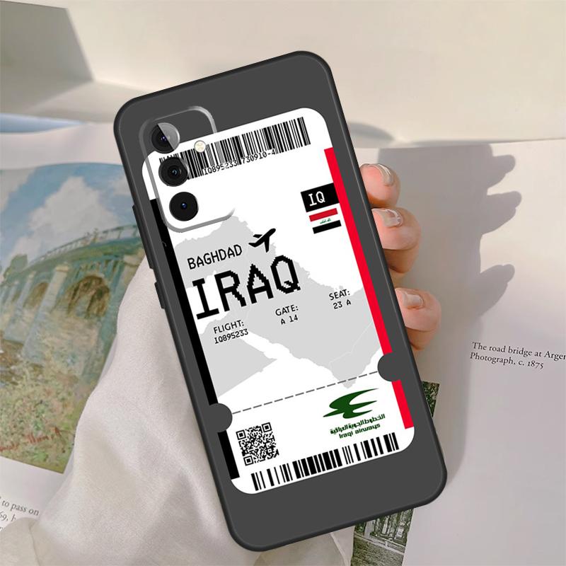 Iraq Flag Case For Samsung Galaxy A52 A32 A12 A22 A16 A26 A36 A56 A06 A55 A35 A15 A54 A34 A14 A13 A53