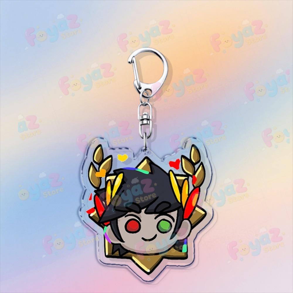 

Hades 2 Game Chibi Keychain Accessories Bag Car Charms Volumes Author Characters Kawaii Keyrings Jewelry Fans Freinds Gift