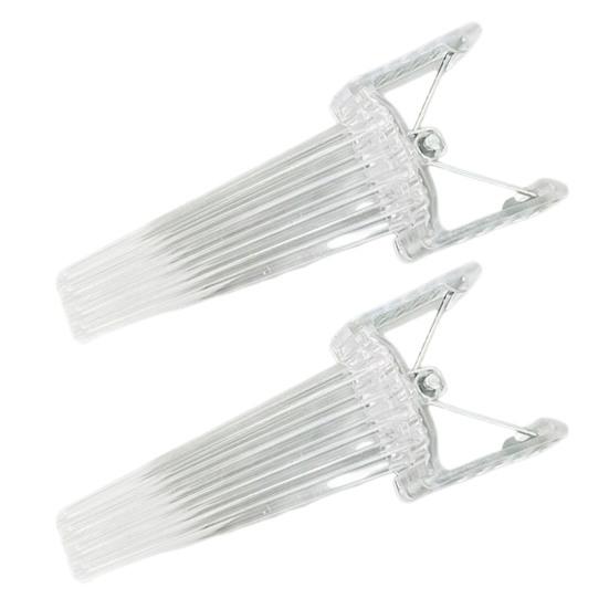 2Pcs Girl Hairpins, Crack-resistant Hair Organizer Clip, Decorative Broken Hair Fixer, Hair Accessory for Travel Shower Kitchen