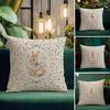 Character Peter Rabbit Cushion Cover Natural Linen Pillowcase Set AllinOne Decor Cushion Cover for Sofa Bedroom Chair