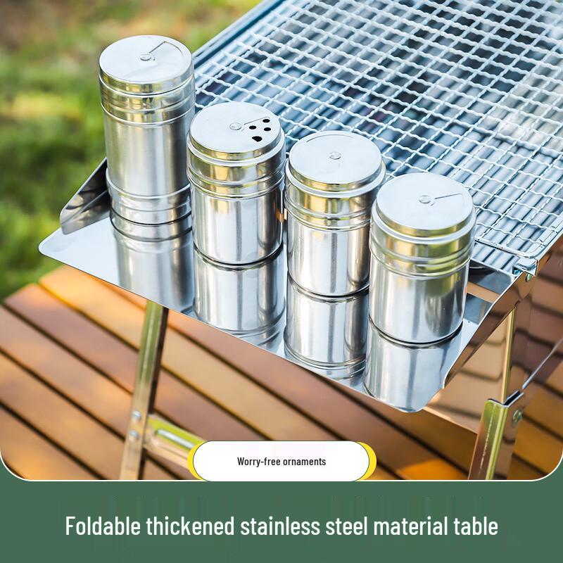 Portable Stainless Steel Foldable BBQ Grill