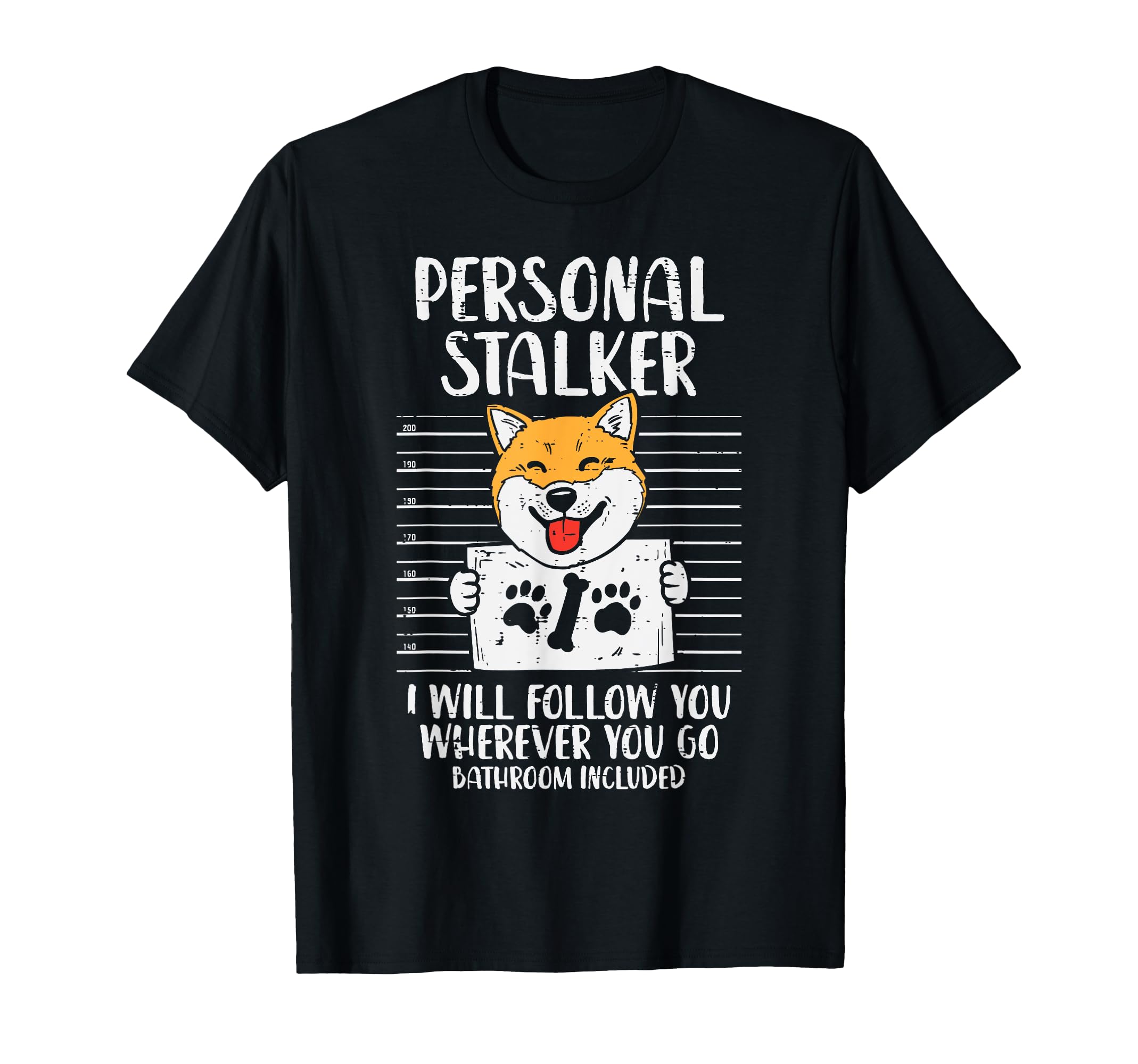 

Personal Stalker Shiba Inu Animal Pet Akita Lover Gift T-Shirt чёрный