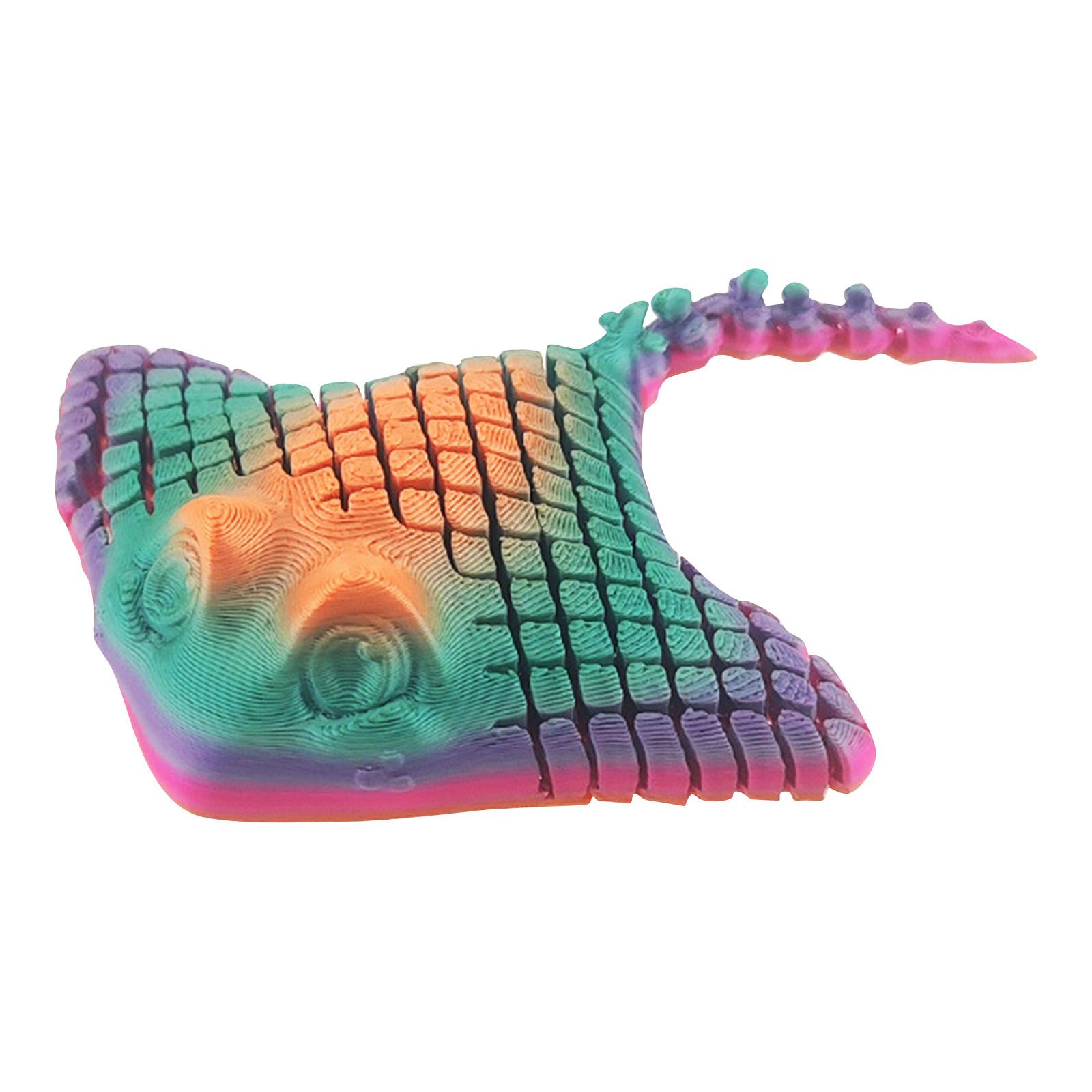 

3D-печатная подвижная игрушка, с подвижными суставами, 3D-печатная игрушка-украшение, снятие стресса, подвижная One Size