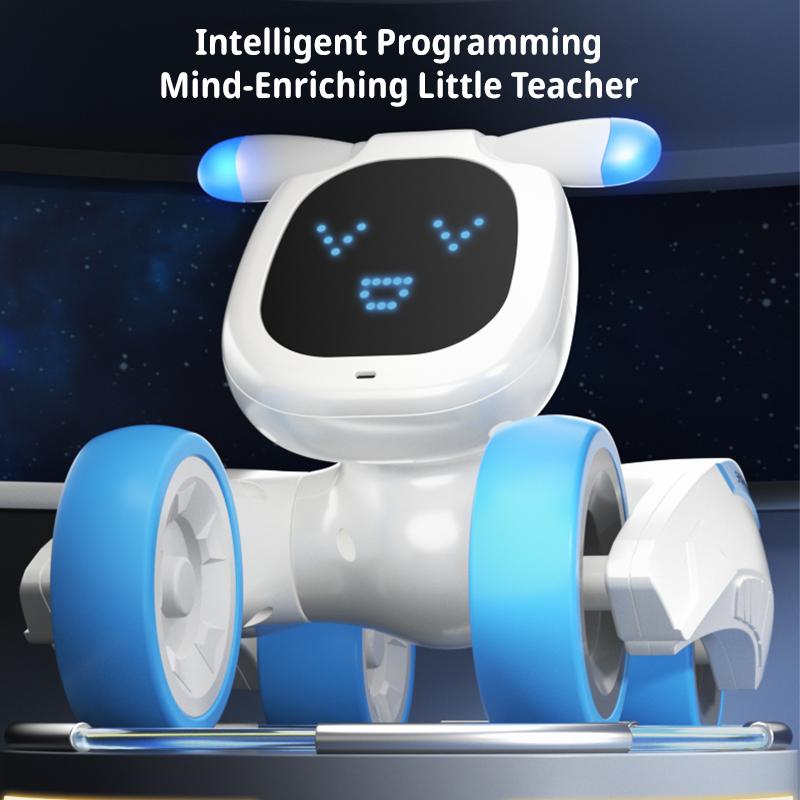 JJRC New R28 Cute Voice Dialogue Electronic Pet Children Early Education Toy Parent Child Interactive Communication Machine Dog
