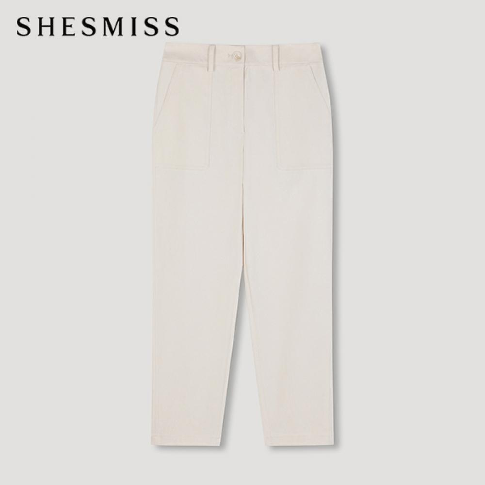 

She S miSS Semi Baggy Fit Cotton pantS SwwSlo12050 Cr creamy/66
