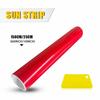 Sticker Windshield Car Visor Sun Strip Stickers Decal Decoration Red 60"x10"