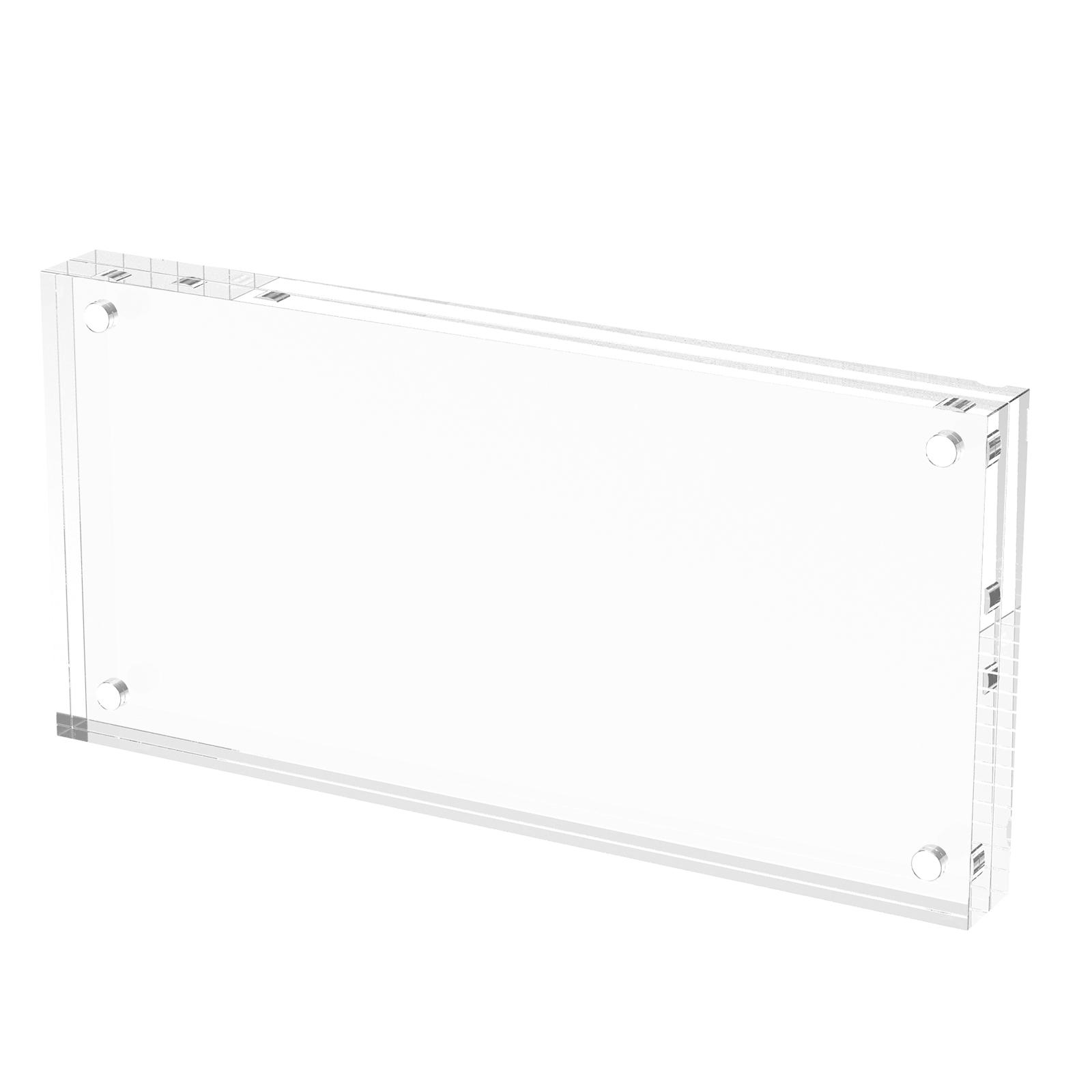 

Dollar Bill Frame Acrylic Dollar Bill Holder Double Sided Transparent Currency Display Frame for Collectors Display