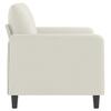 Vidaxl Sofa 2-Osobowa, Kremowy, 120 Cm, Tapicerowana Aksamitem
