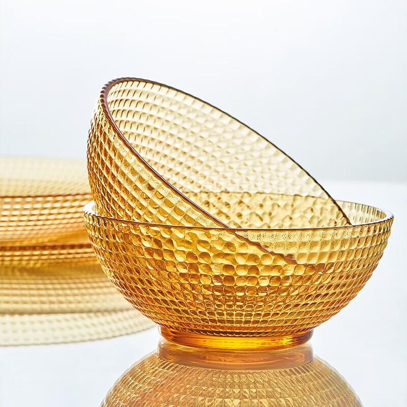 Corning VISIONS Amber Glass 2-Piece Small Bowl Set