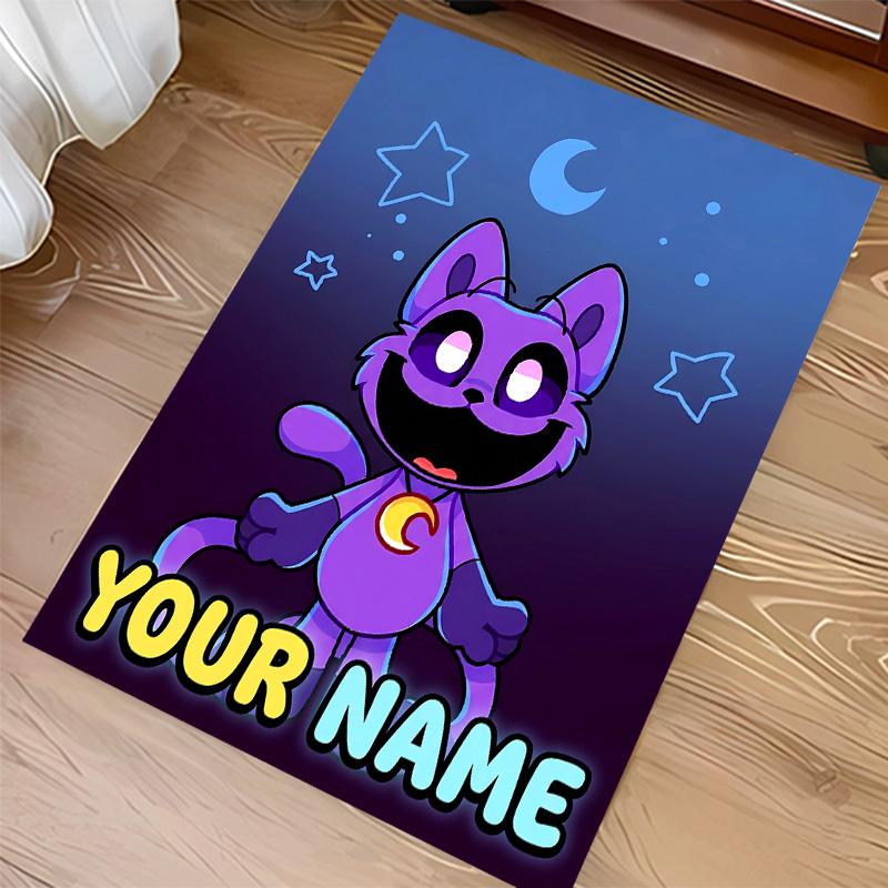 Custom personalization Smiling Critters Print Area Rug - Soft, Washable Non-Slip Indoor Mat,Living Room,Home&Office Decorative Rug