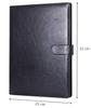 Clipboard Folder PU Conference Pad Clip File Binder A4 Desk Pad Signature Folder A4 Document Folder Contract Signing Only Office Supplies (Black)