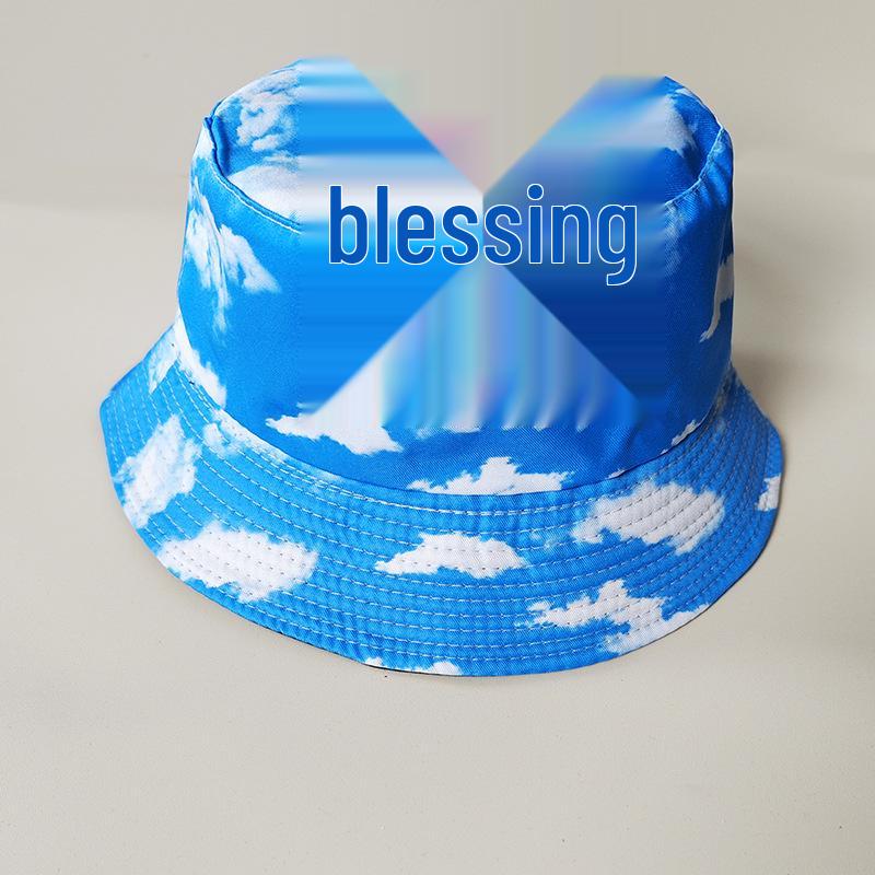 Creative Unisex Double-Sided Cotton Bucket Hat – Versatile Outdoor Sun Protection Accessory