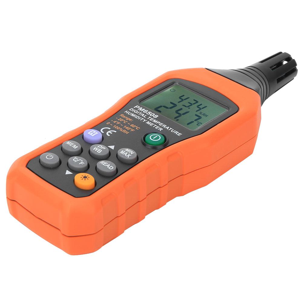PEAKMETER PM6508 Digitales Feuchte- und Temperaturmessgerät Hygrometer Thermometer