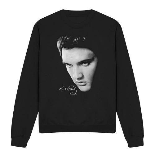 Elvis Presley Unisex Adult Face Sweatshirt
