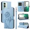 For Xiaomi Redmi 15 5G (Global) (169mm) Leather Wallet Case with Strap Dandelion Imprint Phone Stand Cover