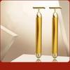 24K Gold T-Shaped Electric Massage Bar for Beauty Lifting
