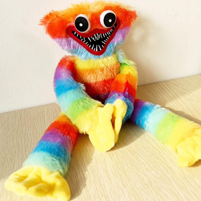 Poppy Playtime Huggy Wuggy Plüschpuppe Wurstmonster Gruselig Lustiges Plüschtier für Kinder Fans Geschenke