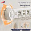 Taile No-Drill Wall-Mounted 6-Hook Clothes Hanger