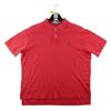 Seconde vie - Polo manches courtes Homme Rouge - Bon état