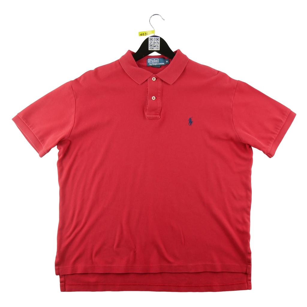 Seconde vie - Polo manches courtes Homme Rouge - Bon état