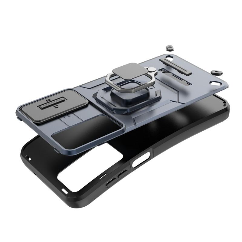 For Samsung Galaxy M35 Case Slide Camera Len Cases Samsung Galaxy M35 Cover Shockproof Armor PC TPU Cover For Samsung Galaxy M35