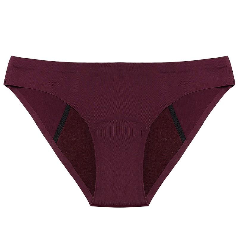 4-Layer Period Underwear Women Mid-Rise Leak-Proof Menstrual Panties With Quick-Absorbent Cotton-Lycra Blend