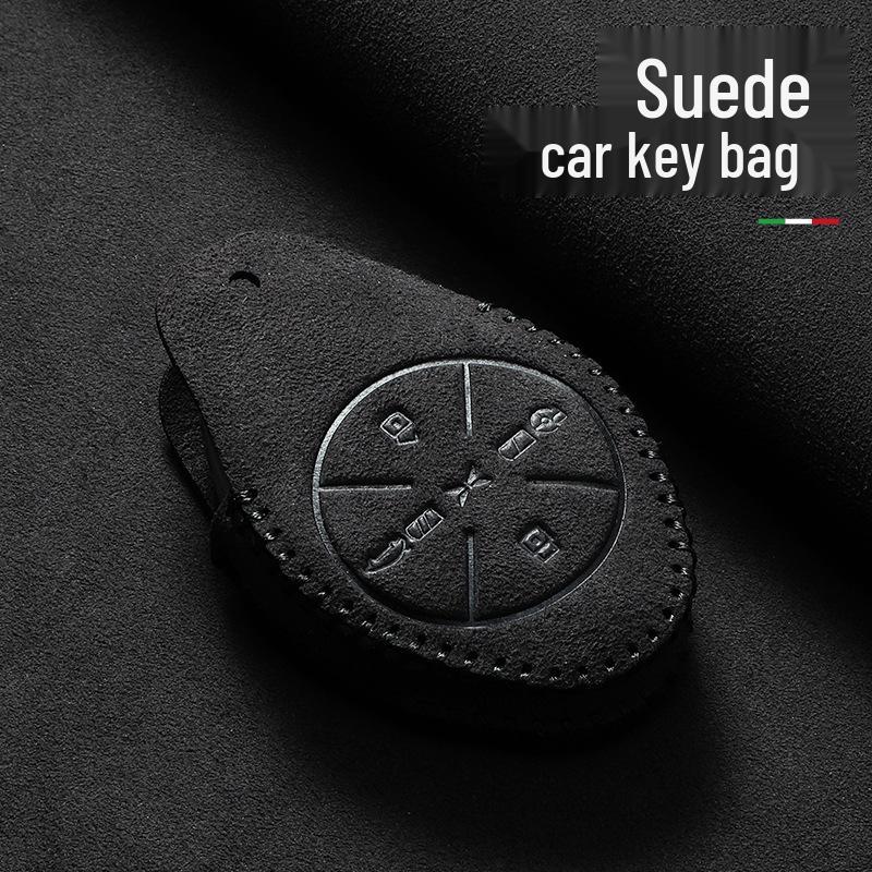 Compatible Key Cases for XPeng P7, P7i, G6, and G9; Premium Designs for G3, G3i, and P5 with Double-Sided Buckle and Women's Suede Options.