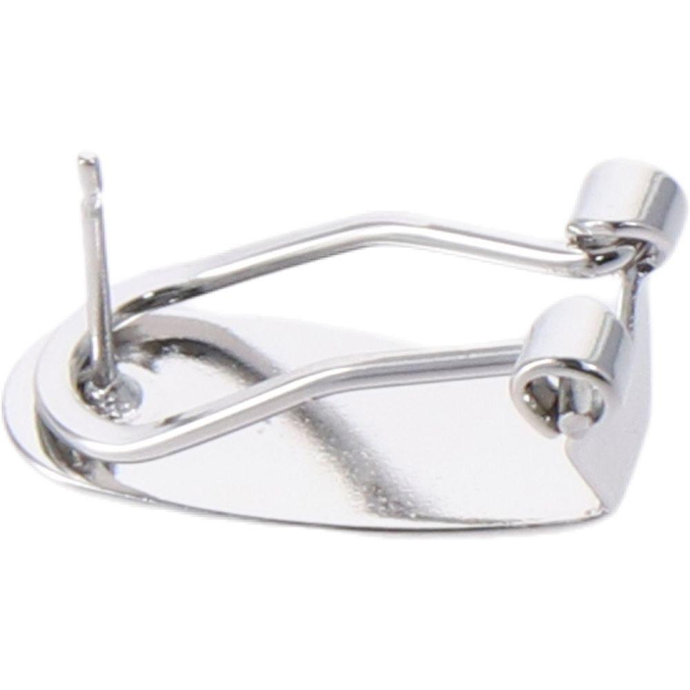 Copper Silver Fingernail Earring Silver Post for Earring Findings Crafts Silver Fingernail Earring Crafts Jewelry Accessories