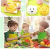 Children's Toy Knife Set for Early Education - Safe Cutting Tools for Kindergarten and Vegetable Play