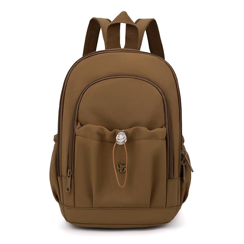 Mochila Pequena Estilo Universitário Mochila de Nylon Feminina Bolsa de Peito Multifuncional