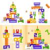 Large Number Wooden Building Block Kids Educational Early Babys Enlightenment