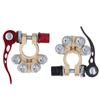 2Pcs Car Battery Terminal Connector Kit Clamp Replacement Adjust Disconnect Quick Release Tool