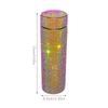 500ml Auto Isolierte Wasserflasche 304 Edelstahl Diamant Wärmeerhaltung Wasserbecher Halter Bling Autozubehör für Frauen