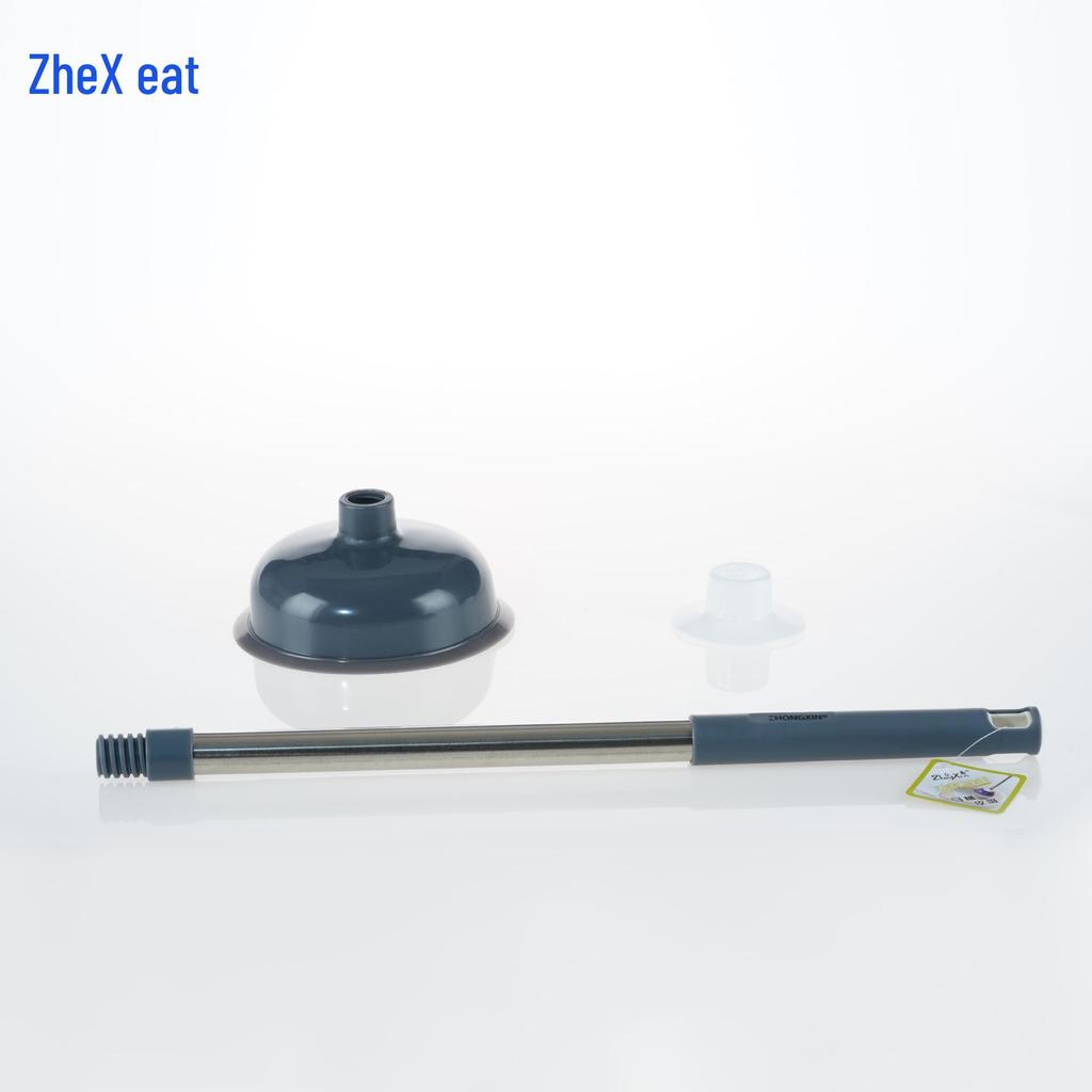 Stainless Steel Toilet Plunger Pump for Unclogging Drains and Pipes