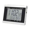 CASIO Alarm Clock Radio Digital Double Alarm Temperature Humidity Calendar Display Silver DQD-710J-8JF9.1 X 11.7 X 6.8cm