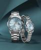 BULOVA Surveryor Quartz Light Blue Dial 22.7mm Sapphire SS Lady’s Watch 96L345