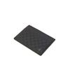 Daks Black Imported Leather Card Holder Louis Embossed Dd Pattern