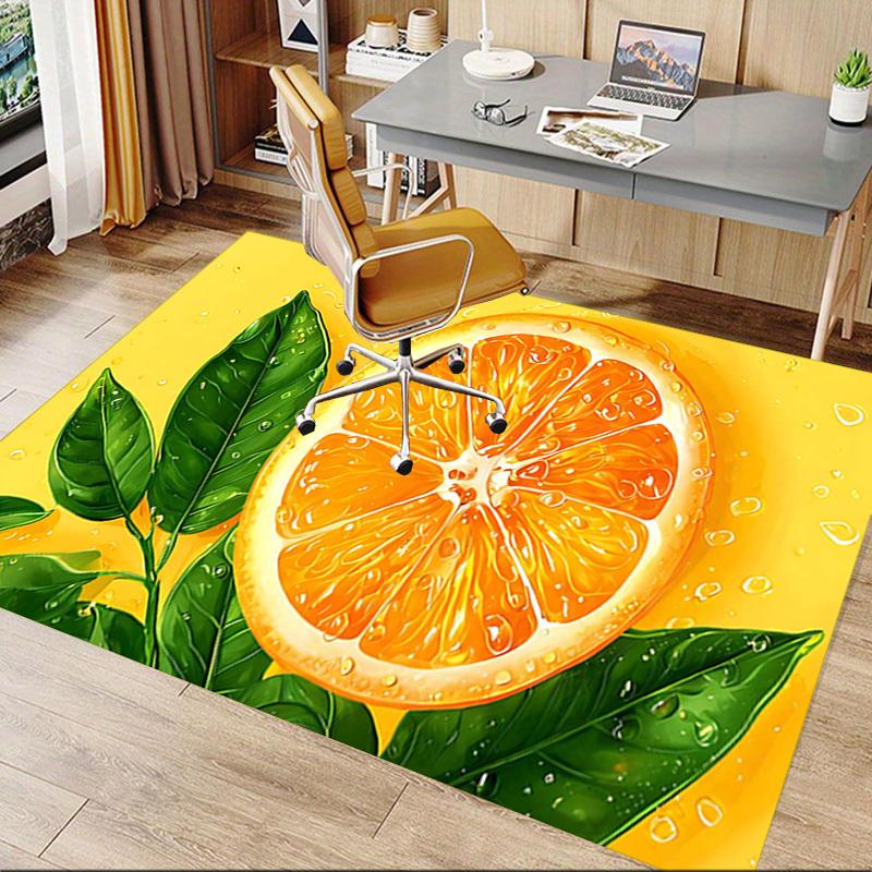 1PC orange juice Extra Large Non Slip Floor carpet, Office, family, bedroom, Studio   Large Area Rug Indoor Rugs, , Vibrant Colors