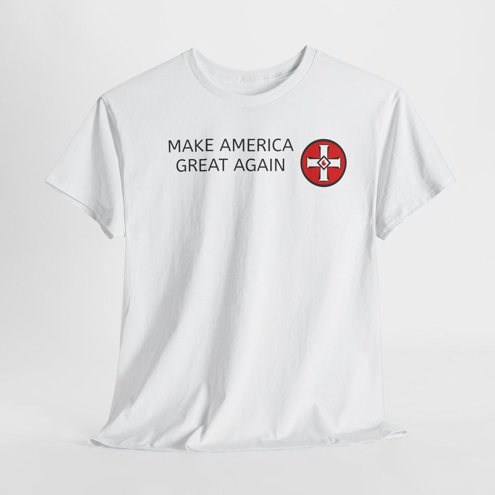Make America Great Again Unisex Heavy Cotton Tshirt Tops Tee, Casual Wear, Gift for MAGA