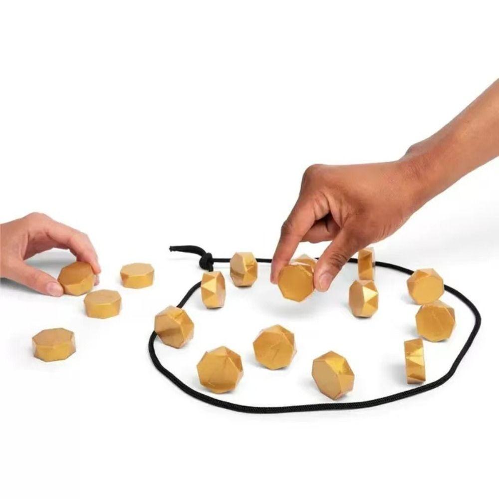 Multiplayer Stone Board Game Set Develop The Mind Magnetic Strategy Games Table Top