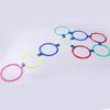 Educational Hopscotch Ring Training Game For Kids Body Sensory Development Antislip Plastic Hoops for Outdoor Activity