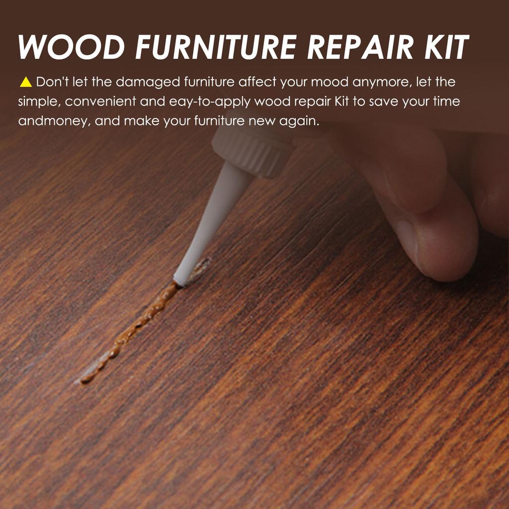 Jue-Fish Wooden Furniture Repair Kit Furniture Beauty Repair Material Repair Color Loss Touch Up Kit Sets
