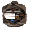 Luxry Brand Designer Leather Backpack Large Capacity Travel Bag Of Men Male Vintage Fashion Backpack for 15.6 Computer Drop Ship