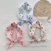 Women Spain Brand Design Square Scarf Lovely Polka Dot Cotton Viscose Shawls Small Handkerchief Neck Snood Hijab 58*58Cm