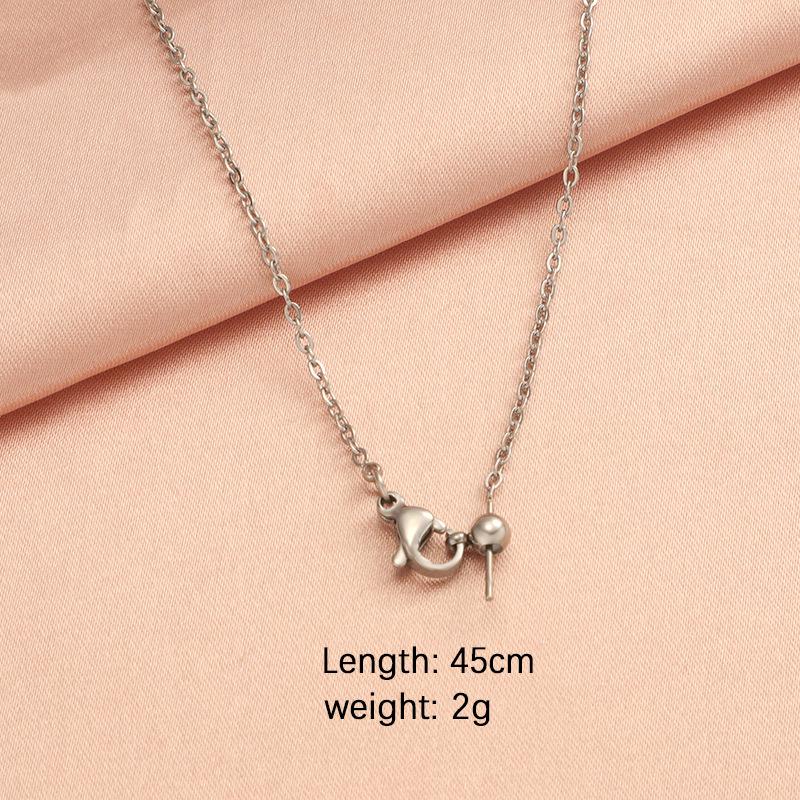 

Высококачественная универсальная цепочка для украшений из нержавеющей стали с бусинами