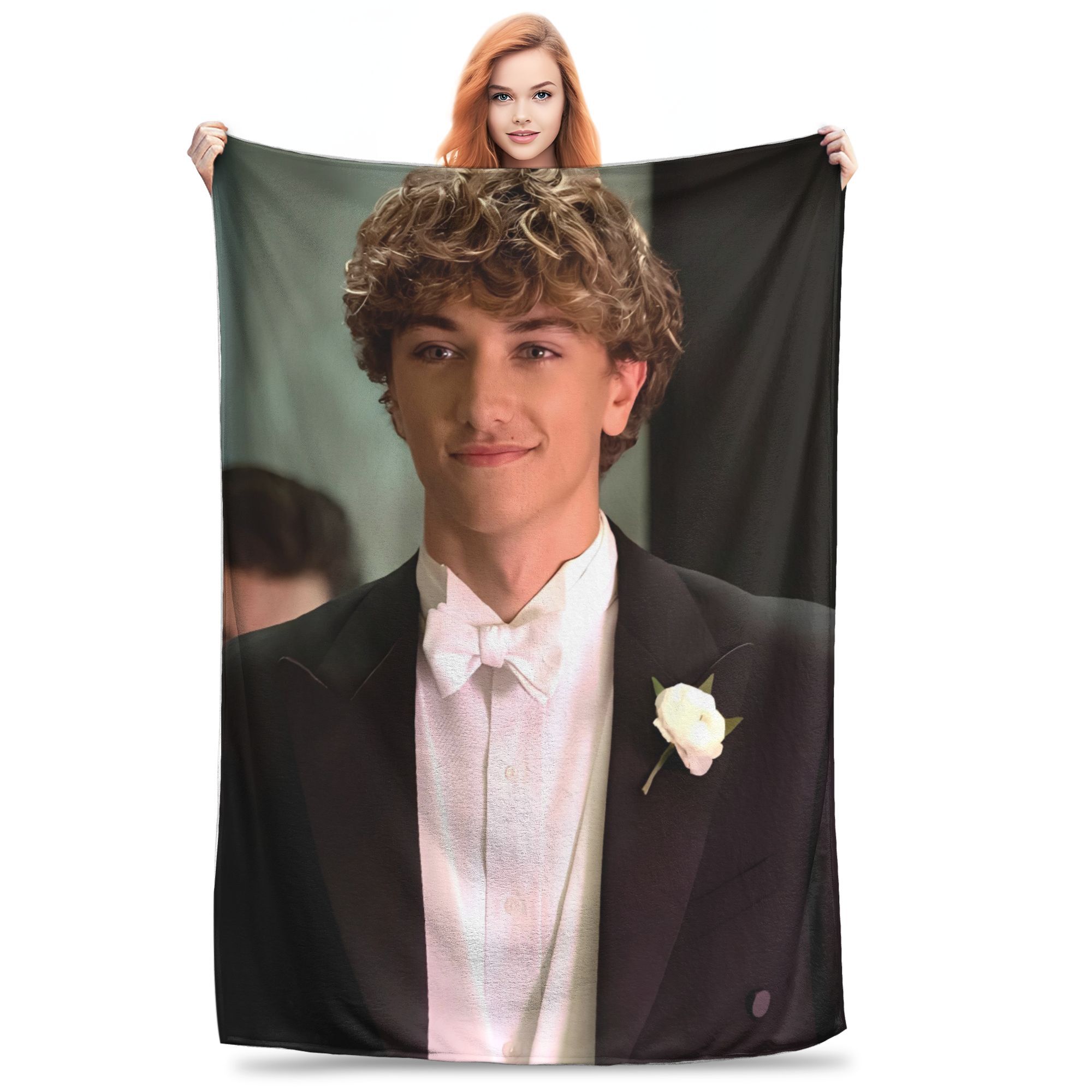 Jeremiah Fisher The Summer I Turned Pretty Warm Soft Blanket  Girls Boys Plush Throw Blanket Couch Chair Flannel Sofa Bed Cover 75x90cm