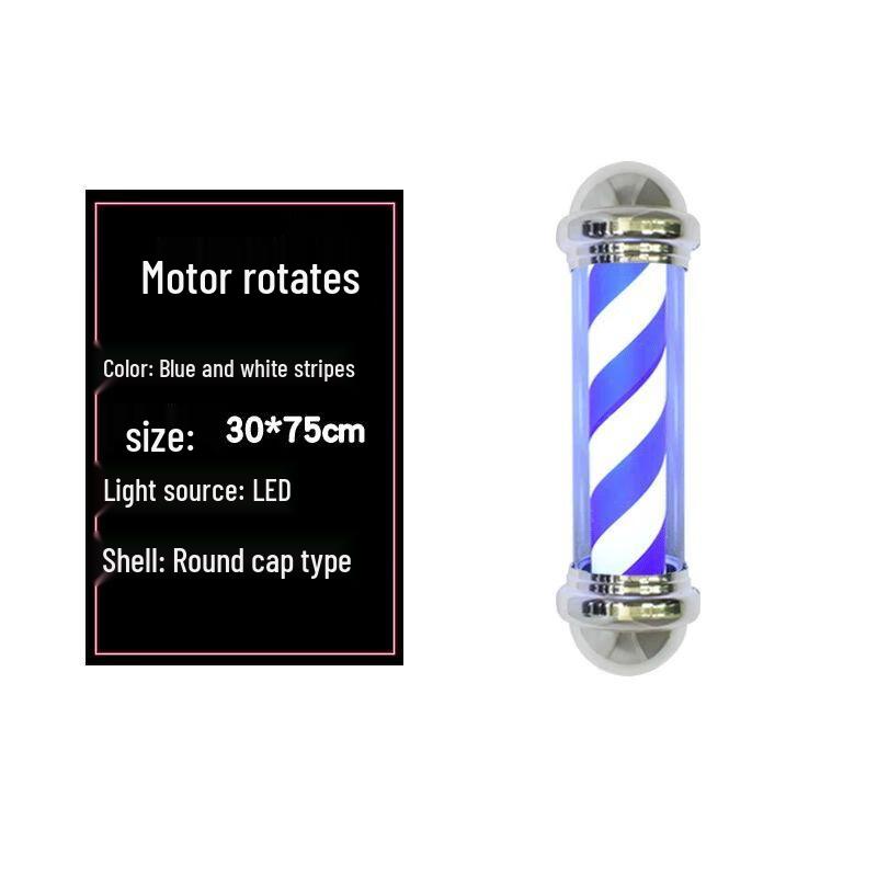 LED Barber Pole Rotating Sign Light